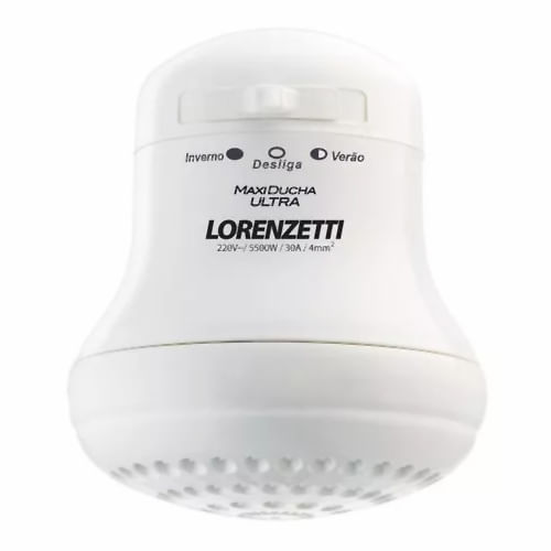 Ducha Electrica Instantanea Lorenzetti Maxi Ducha 3T 220V 5500W Ultra