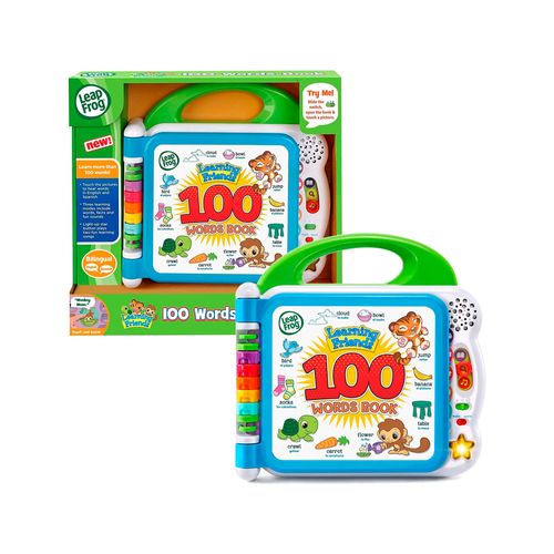 Libro Interactivo Learning Friends 100 Palabras Español Ingles