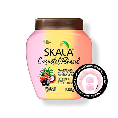 CREMA COQUETEL BRASIL CAPILAR NUTRITIVA SKALA + REGALO