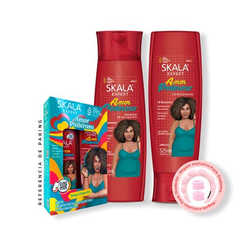 Shampoo + Acondicionador Amor Poderoso Skala Expert 325ml + REGALO