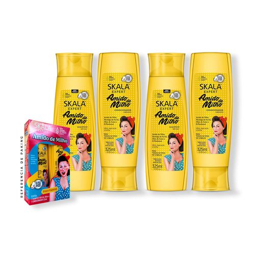 2 Duo Shampoo + Acondicionador Almidón de Maíz Skala Expert 325ml