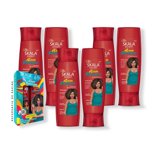 3 Duo Shampoo + Acondicionador Amor Poderoso Skala Expert 325ml