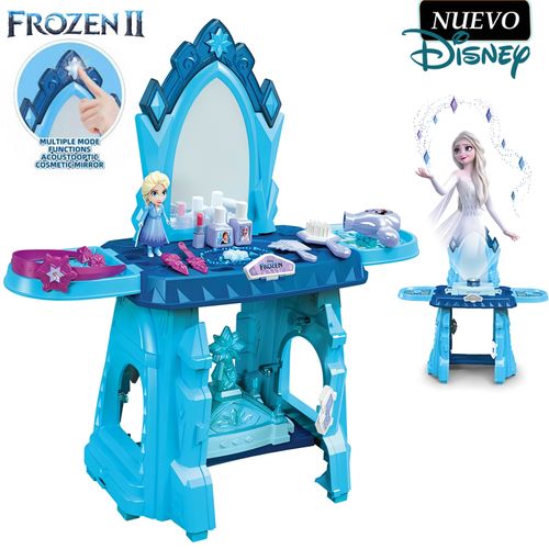 Juguete Set de Tocador y Castillo Lanza Nieve FROZEN II