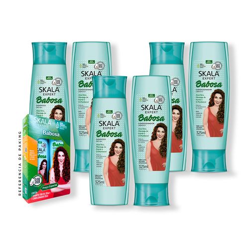 3 Duo Shampoo + Acondicionador Babosa Skala Expert 325ml