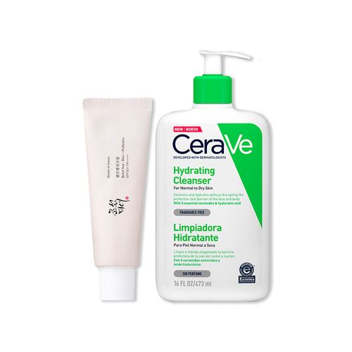 RELIEF SUN RICE + PROBIOTICS - BEAUTY OF JOSEON 50 ML+CeraVe Crema Limpiadora Hidratante Hydrating C