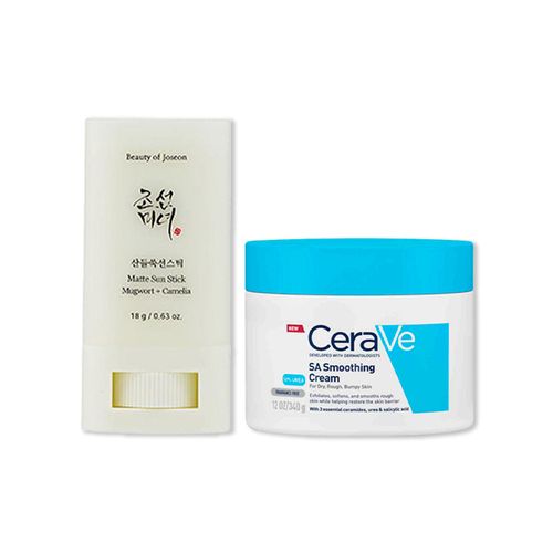 Matte sun stick mugwot + camelia SPF 50+ 18 gramos - Beauty of Joseon+CeraVe Crema Hidratante con úr