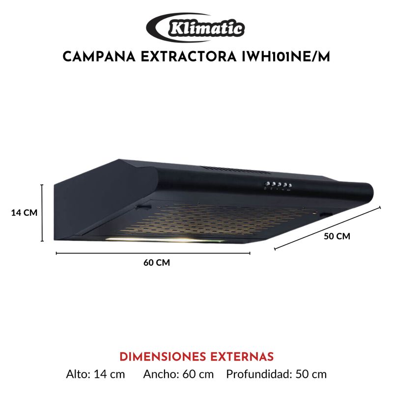 Campana-Extractora-60cm-IWH101NEM-Klimatic-Oferta-