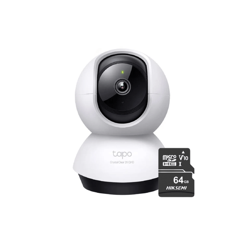 Cámara de Seguridad Wi-Fi 360º Tapo C220 2K 4MP + Micro SD 64gb - Tplink