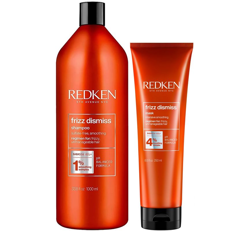 Shampoo-Sin-Sal-Anti-Frizz-1000ml---Mascarilla-Redken-Frizz-Dismiss