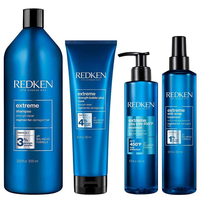 Shampoo-1000ml---Mascarilla---Protector-Termico---Crema-Redken-Extreme