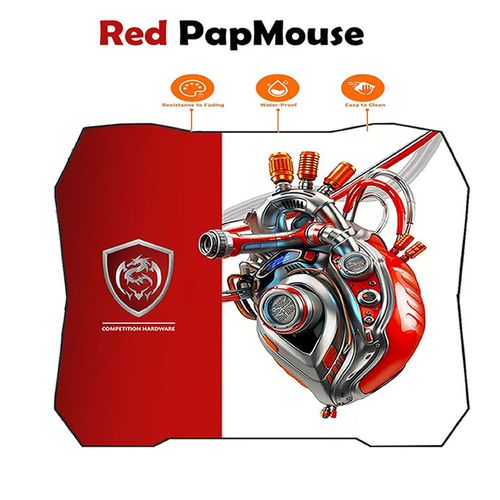 Pad Mouse Sigma X37 Rojo y Blanco