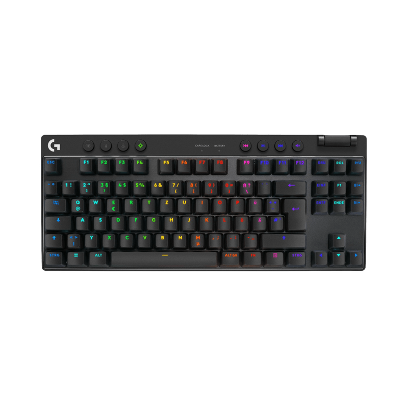 Teclado-Logitech-G-Pro-X-TKL-Lightspeed-Inalambrico-USB-con-Switches-Tactiles-GX-Brown-Negro