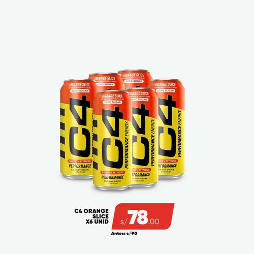 PACK C4 ENERGY 6 ORANGE