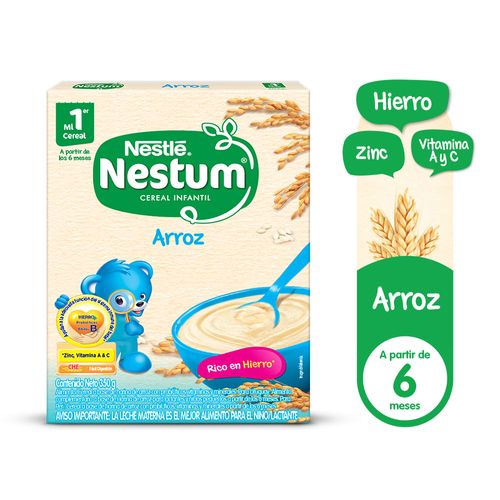 Cereal Infantil NESTUM® Arroz - Caja 350 G