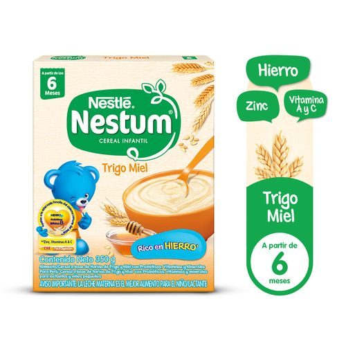 Cereal Infatil NESTUM® Trigo Miel - Caja 350 G