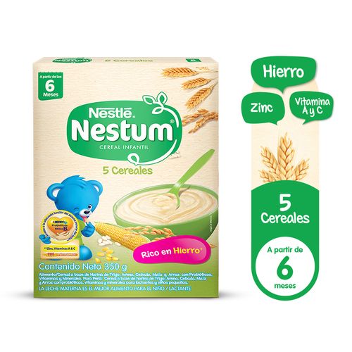Cereal Infantil NESTUM® 5 Cereales - Caja 350 G