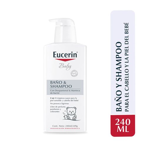 Baño y Shampoo Eucerin Baby - Frasco 240 ML