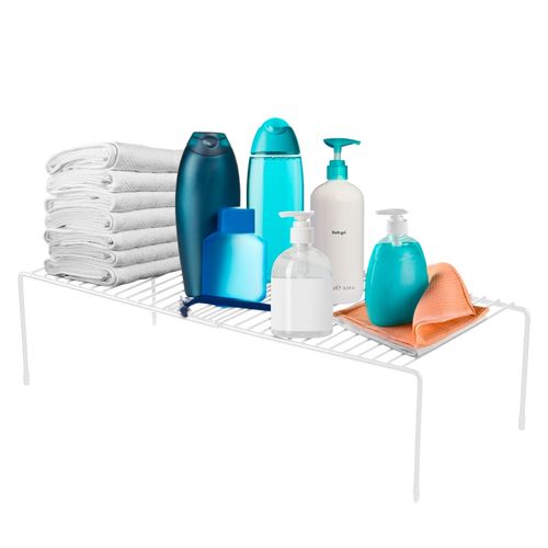 Estante Organizador Ajustable de Baño Tocador Blanco E914