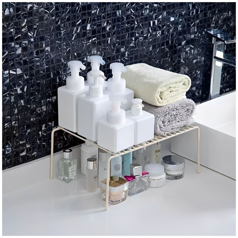 Estante-Organizador-Ajustable-de-Baño-Tocador-Blanco-E914