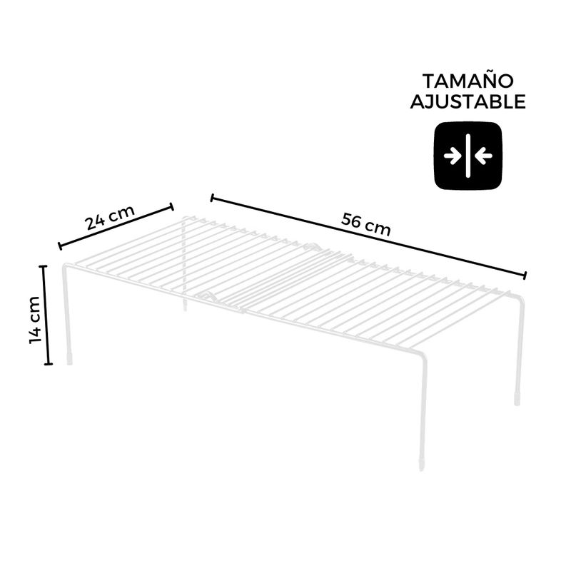 Estante-Organizador-Ajustable-de-Baño-Tocador-Blanco-E914