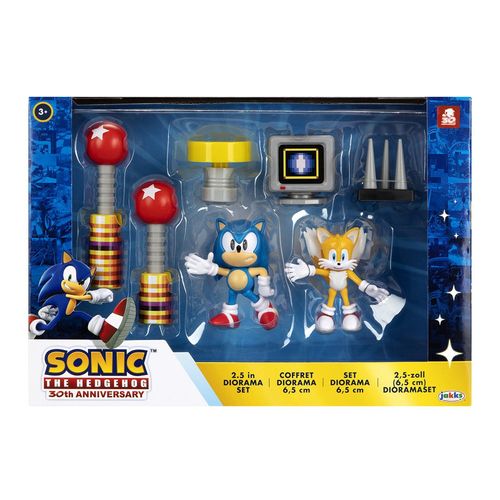 PLAYSET SONIC DIORAMA ELECTRICO DE SONIC Y COLITAS