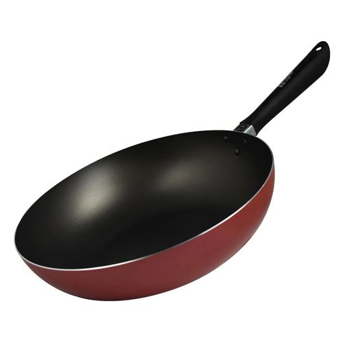 Sartén Estela Wok #30 Rojo – Aluminio con Revestimiento Antiadherente 75145882 (MUNDO ELECTRONICO)