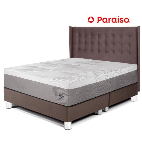 Dormitorio Royal Balanzze + Cabecera Gold King Chocolate