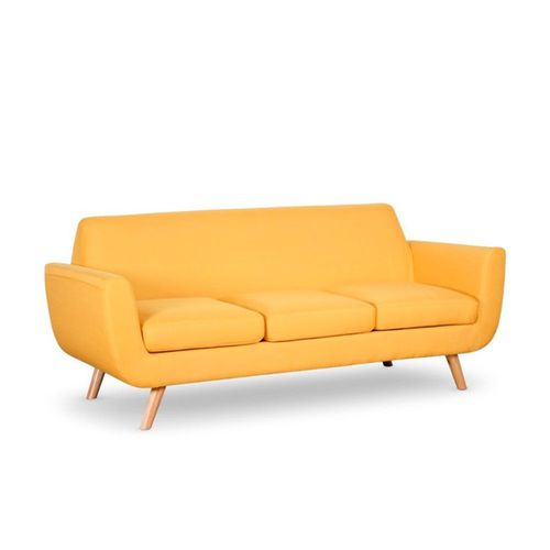 Sofá Rom 3 Cuerpos Rabhé – Amarillo