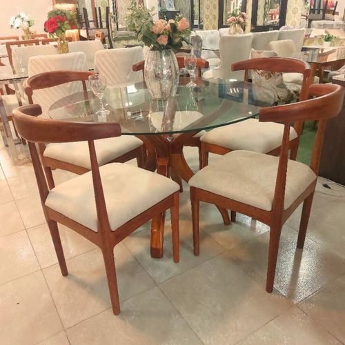 Juego de Comedor 5 Sillas Jara – Beige