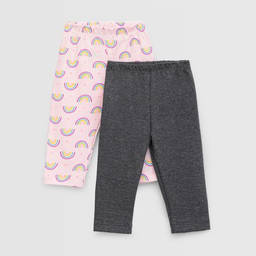 Leggins Pack X2 Para Bebe Niña Baby Circus