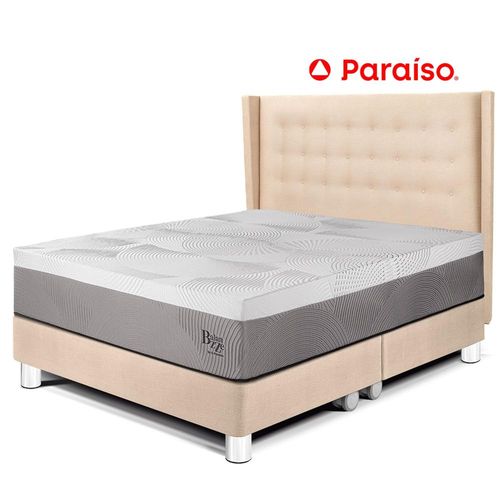 Dormitorio Royal Balanzze + Cabecera Gold King Champagne