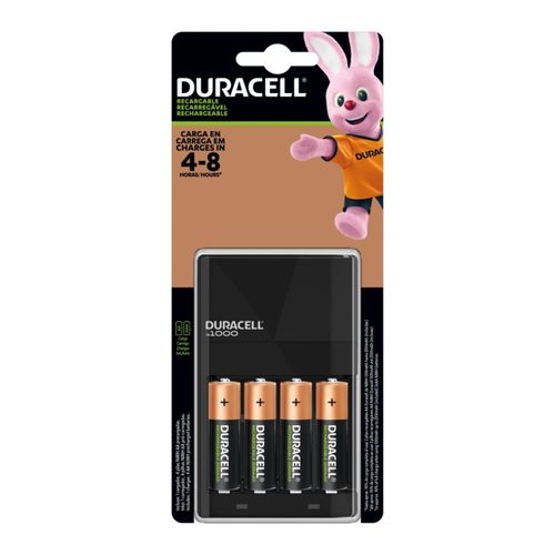 Pilas Recargables Duracell De 2500 Mah + Cargador