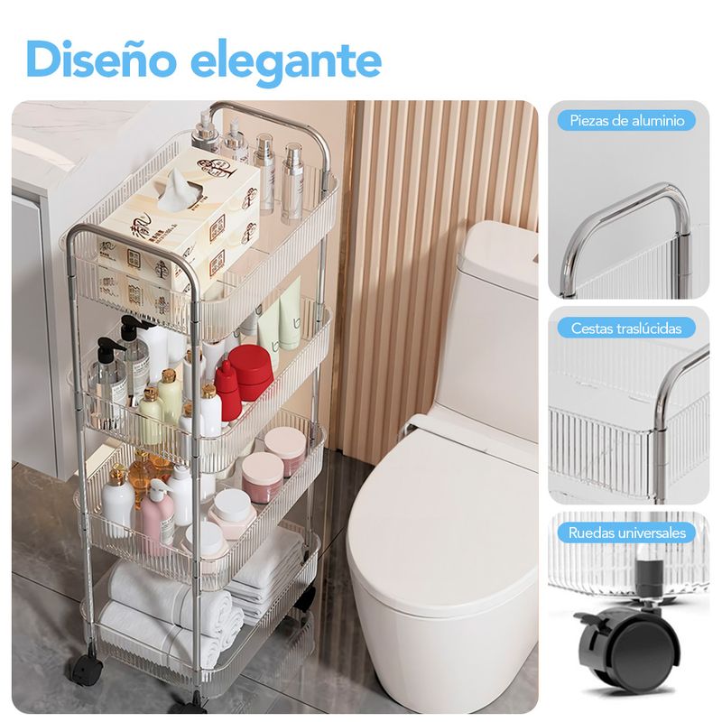 Carrito-Organizador-4-Niveles-Moderno-Transparente-con-Ruedas-de-Baño-T24