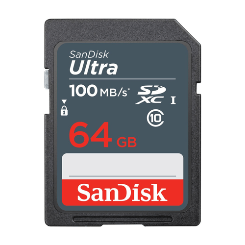 Memoria Sandisk Ultra SDXC 64GB 100 MB/2