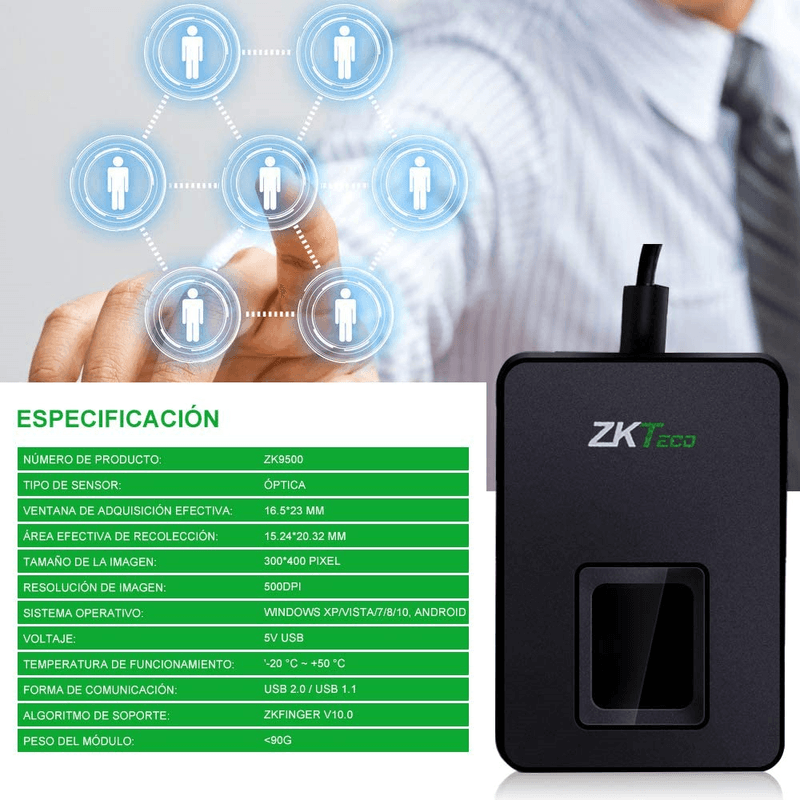 Lector-Escaner-Huellas-Usb-Zkteco-Zk9500