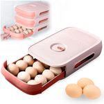 Bandeja-Organizador-Dispensador-Porta-Huevos-Taper-Apilable-Rosado-38V