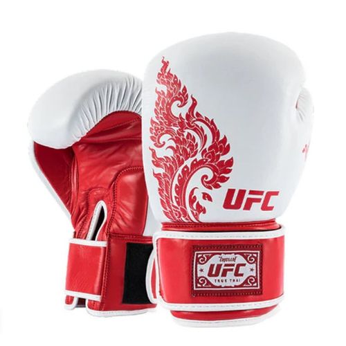 Guantes de Boxeo UFC Thai Blanco 14 OZ - 100% Cuero