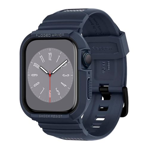 Case Rugged Armor Pro Spigen para Apple Watch (45mm/44mm) color Azul