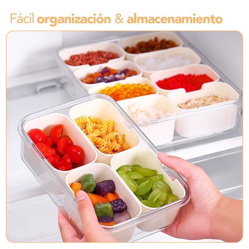 Taper-Hermetico-Contenedor-de-Alimentos-con-4-Divisiones-Desmontable-Crema-A27