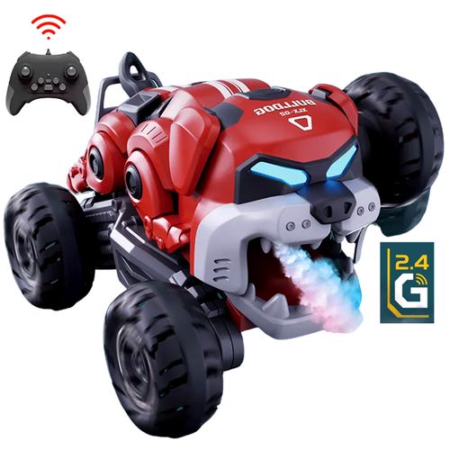 Juguete Carro Perro Robot Con Control Remoto y Luz Led Rojo