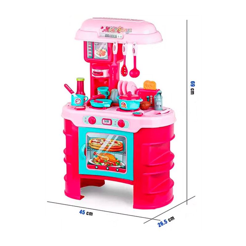 Cocina-de-Juguete-Little-Chef-Musical-Kitchen-Cook-35-Piezas