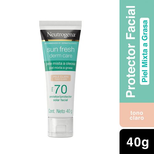 Protector Facial Tono Claro Neutrogena Piel Mixta Grasa 40g