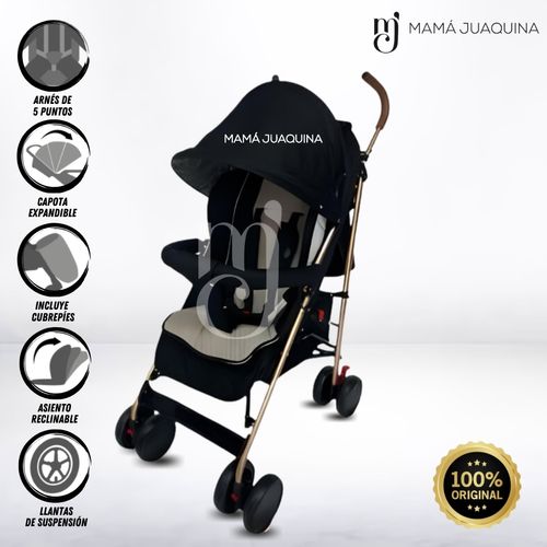 Coche Bastón de lujo «CHEMS» Negro