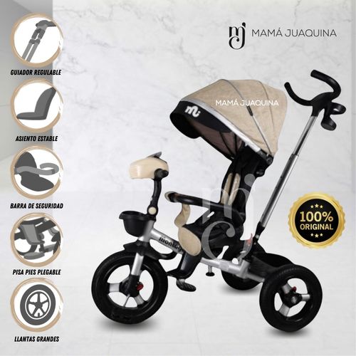 Triciclo Guiador «BELEONY» Beige