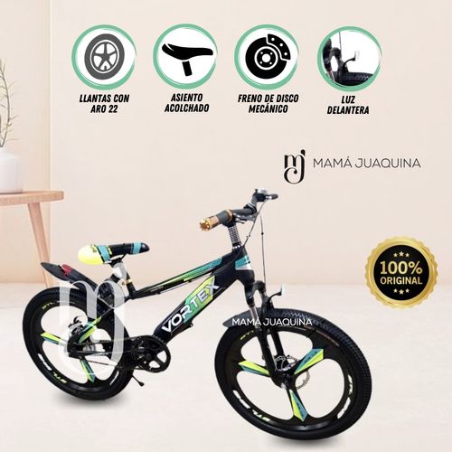 Bicicleta Para Niños Aro 22 «GIRONS» Verde