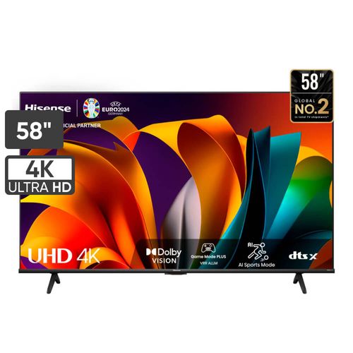 Televisor HISENSE LED 58" UHD 4K Smart TV 58A6N