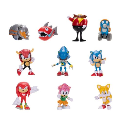 Pack X 10 Sonic Fig 6.5 Cm