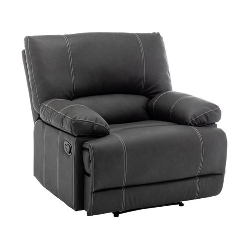 Sillon Reclinable Braulio Con Masaje Gris