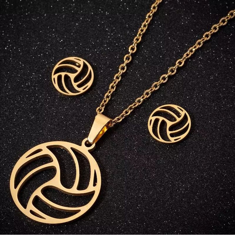 Set-collar-y-aretes-pelota-voley-dorado