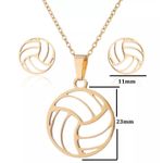 Set-collar-y-aretes-pelota-voley-dorado